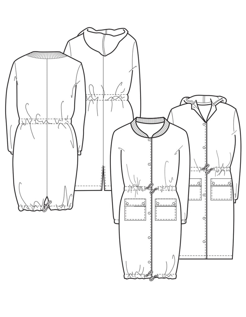 The Maker's Atelier, The Utility Coat PDF Pattern, with or without printing