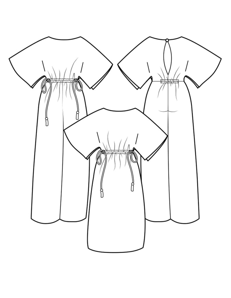 The Maker's Atelier - Design Studio, The Madeline Robertson Jumpsuit and Dress PDF Pattern, with or without printing
