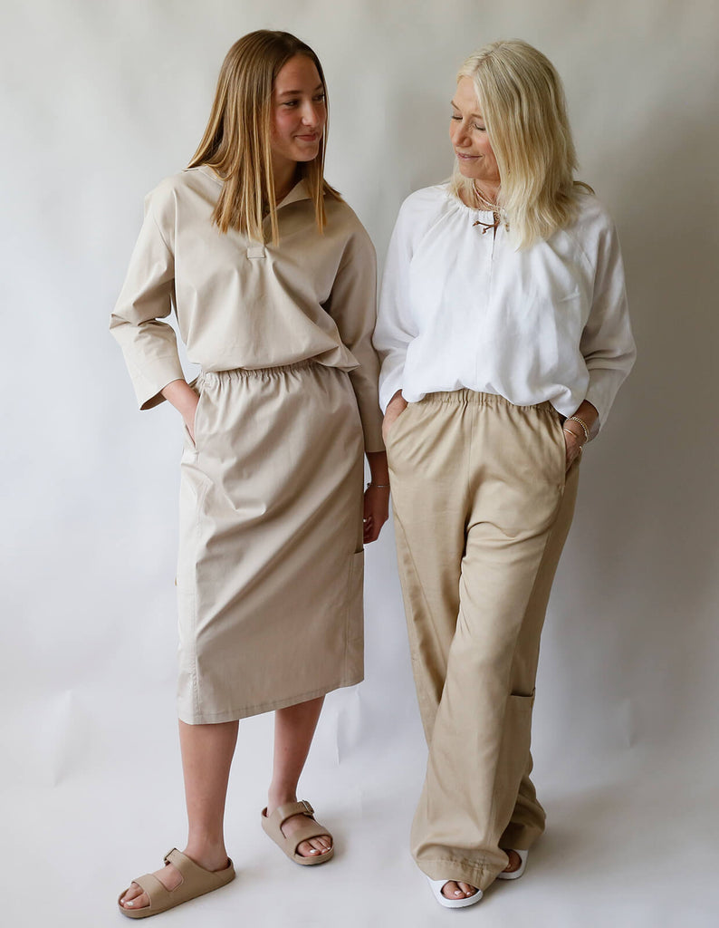 The Maker's Atelier, The Utility Pant and Skirt PDF Pattern, with or without printing