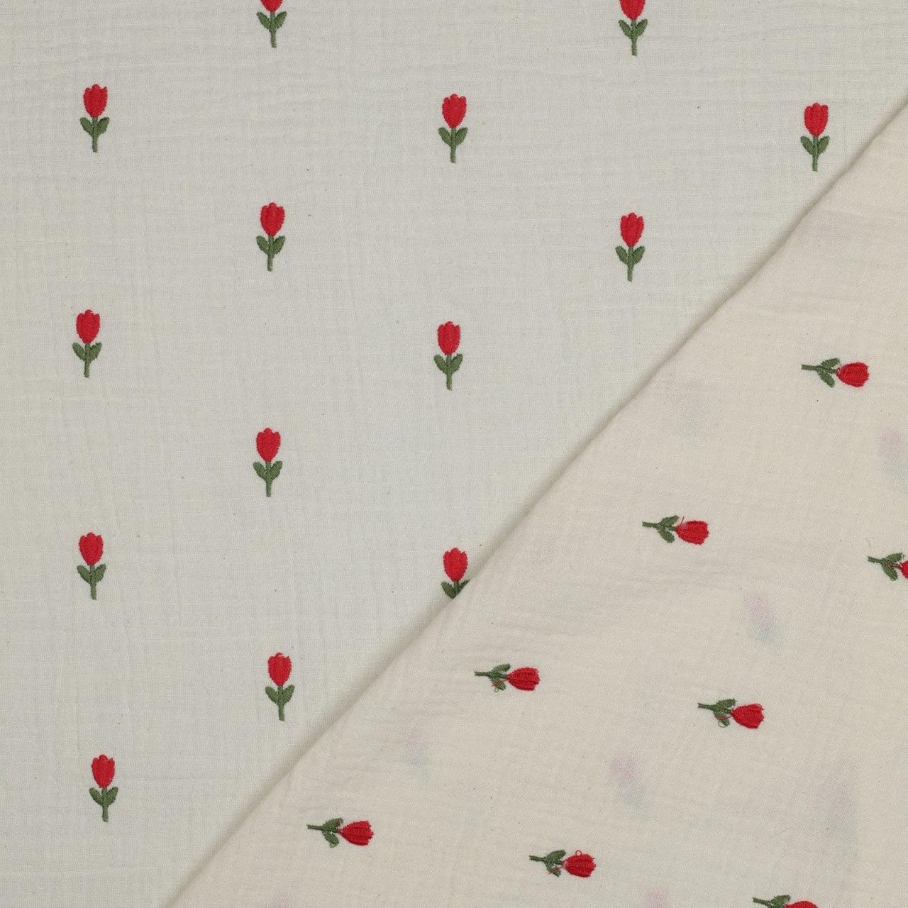 Verhees, Tulip Double Gauze, 1/4 yard