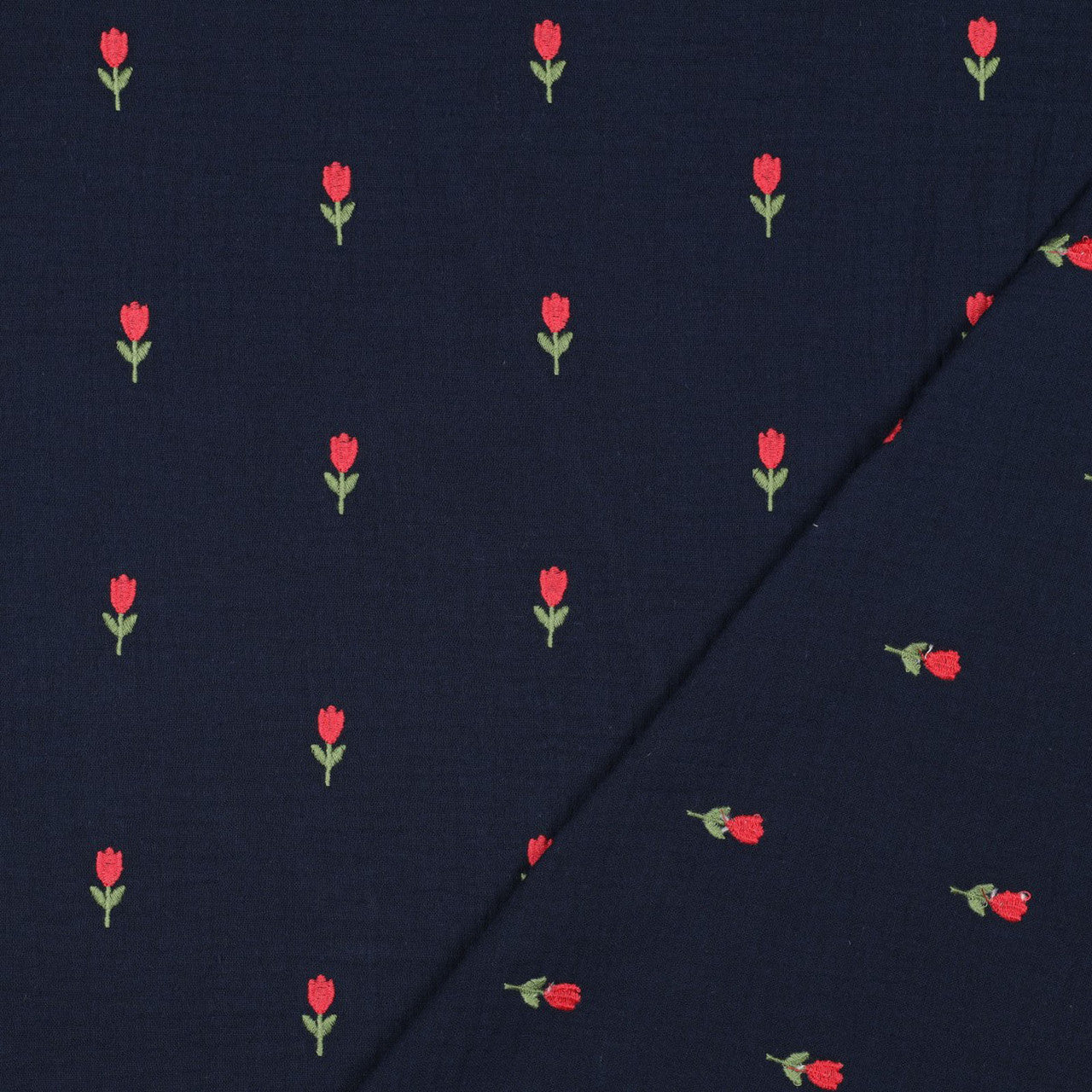 Verhees, Tulip Double Gauze, 1/4 yard