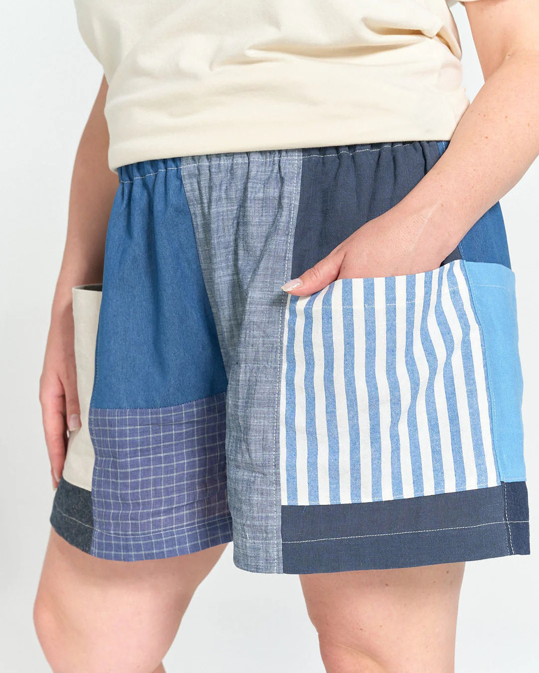 Matchy Matchy Sewing Club, Weekend Chore Shorts, Digital PDF Pattern