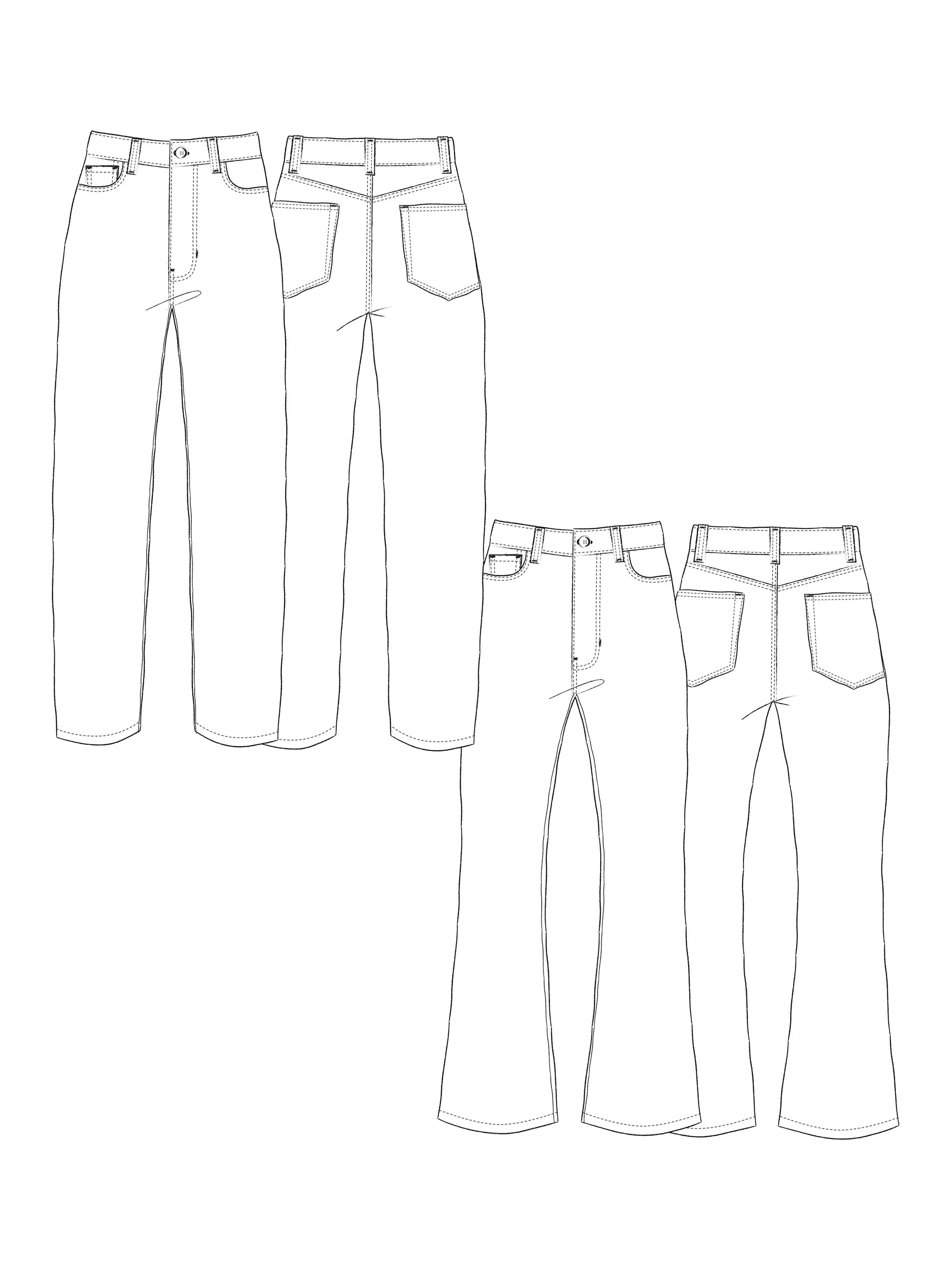 Daughter Judy, Worship Jeans PDF Pattern