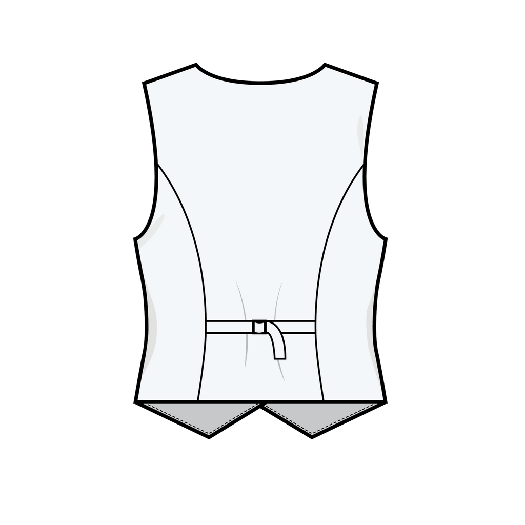 Puff and Pencil, Waistcoat Vest PDF Pattern