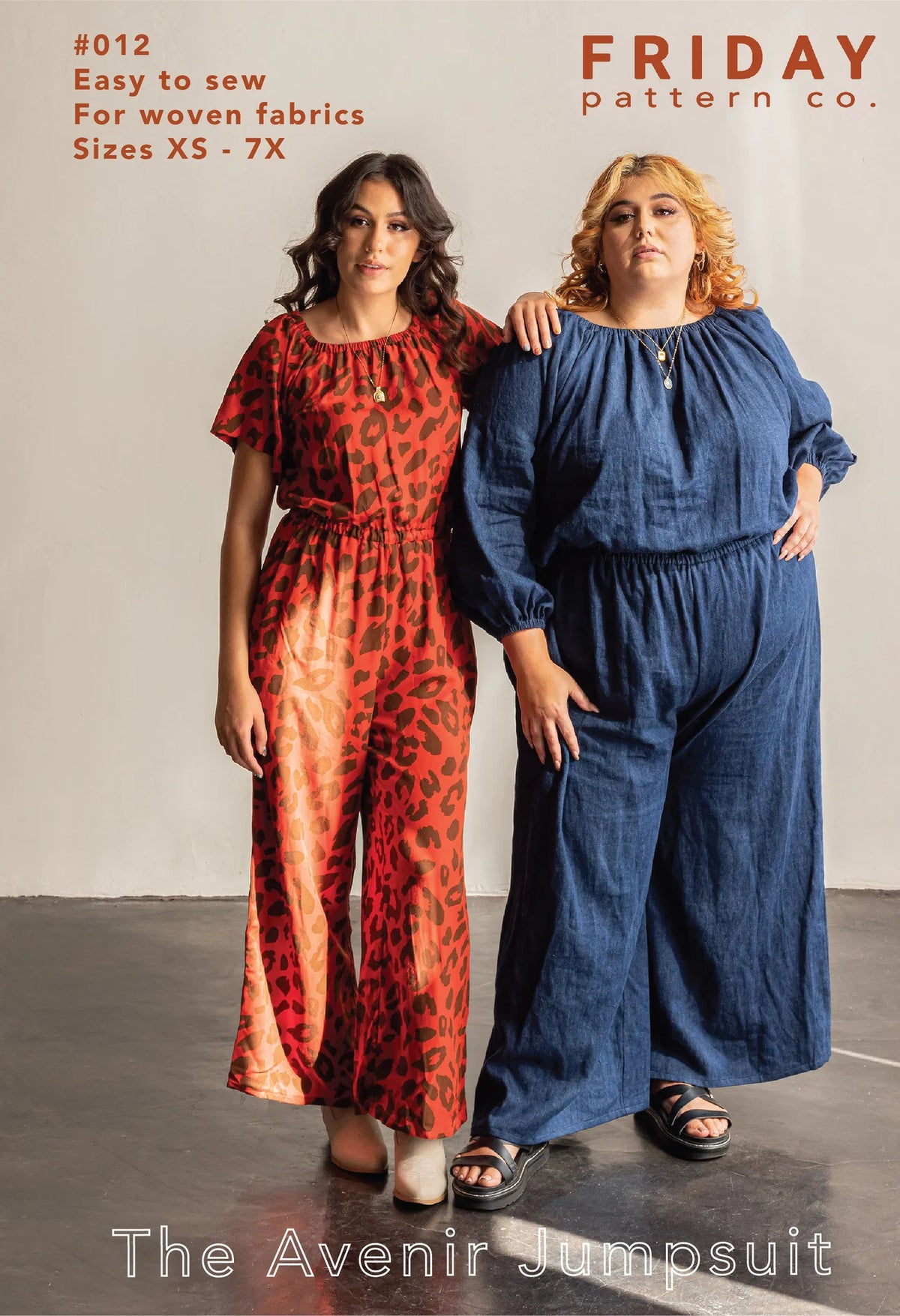 Friday Pattern Co., The Avenir Jumpsuit Paper Sewing Pattern
