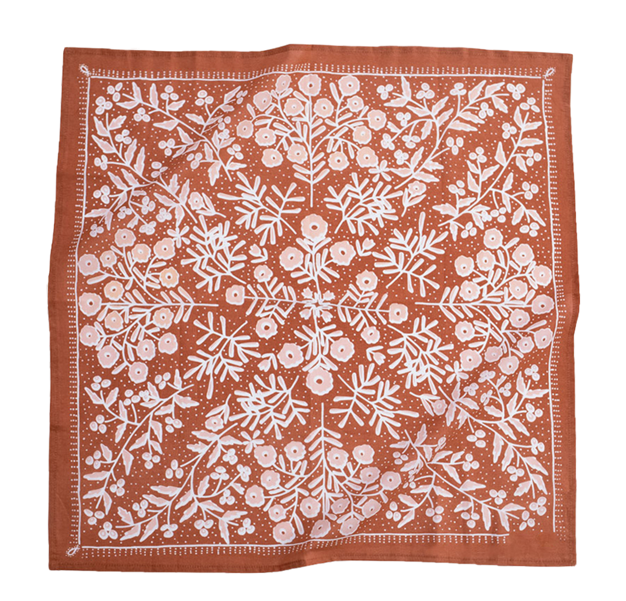 Handker, No. 058 Terra Bandana, 22" Square