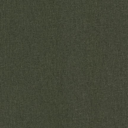 Remnant 91012 ,  Brussels Washer Solid Linen Rayon Blend Fabric, Olive Drab, 1.2 yard bolt end