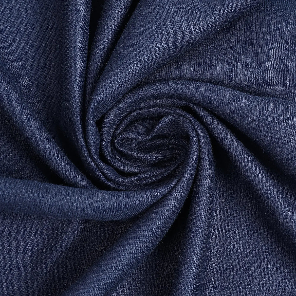 Atelier Brunette, Twill Linen Viscose, Deep Ink, 1/4 yard