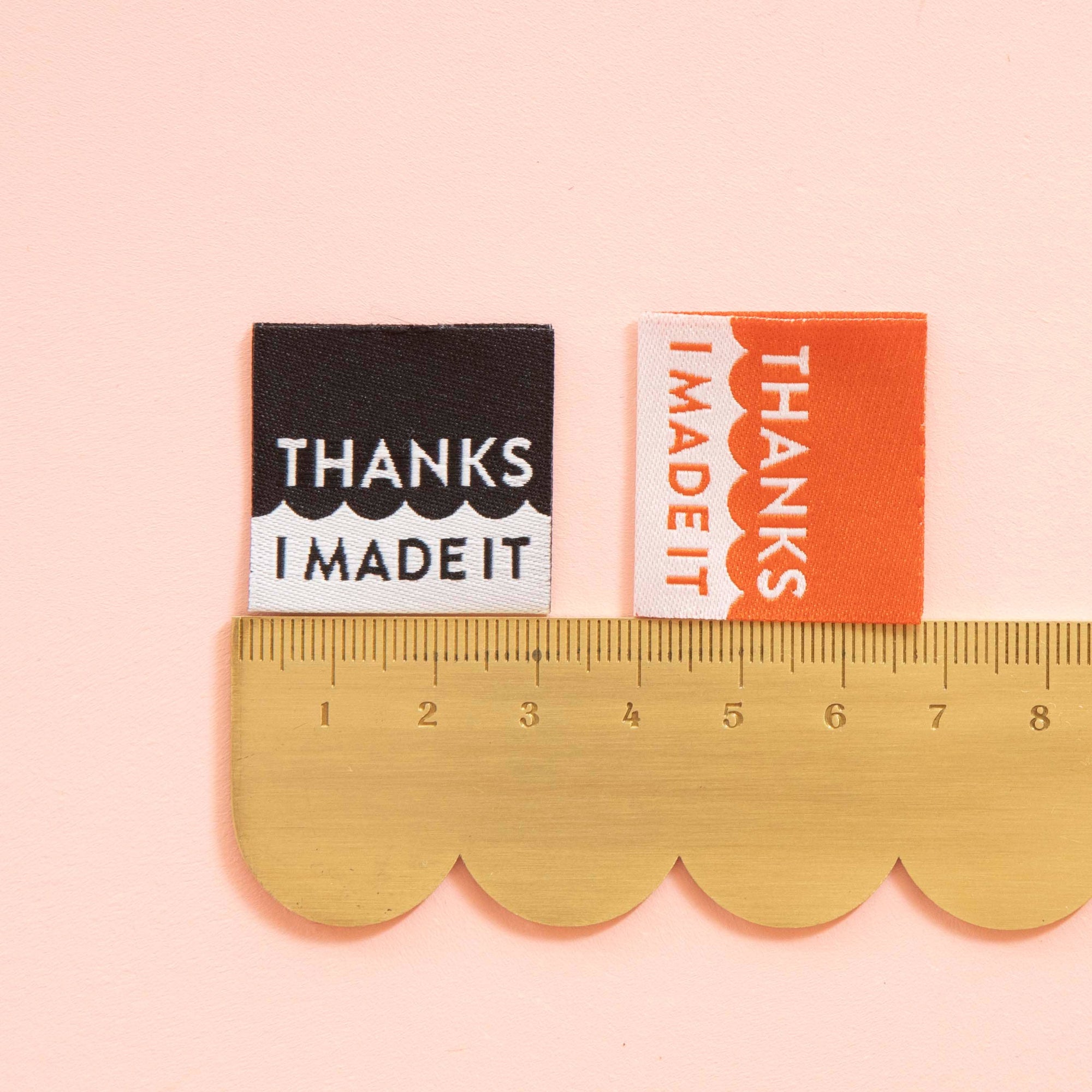 Thanks I Made It Multipack Woven Sewing Labels - Lakes Makerie