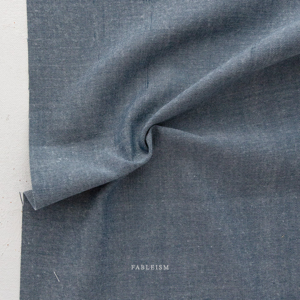 Fableism Everyday Chambray - Midnight, 1/4 yard