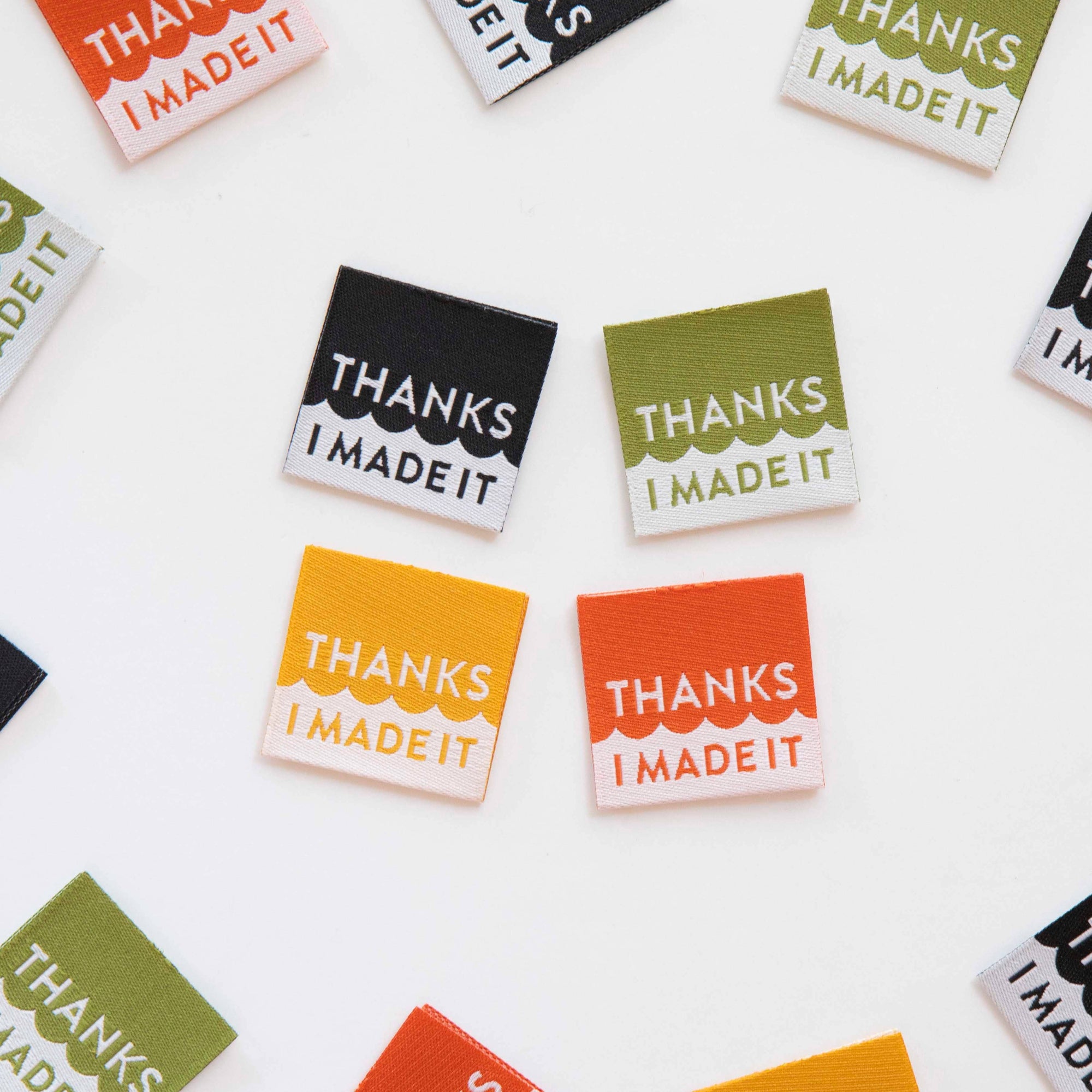 Thanks I Made It Multipack Woven Sewing Labels - Lakes Makerie