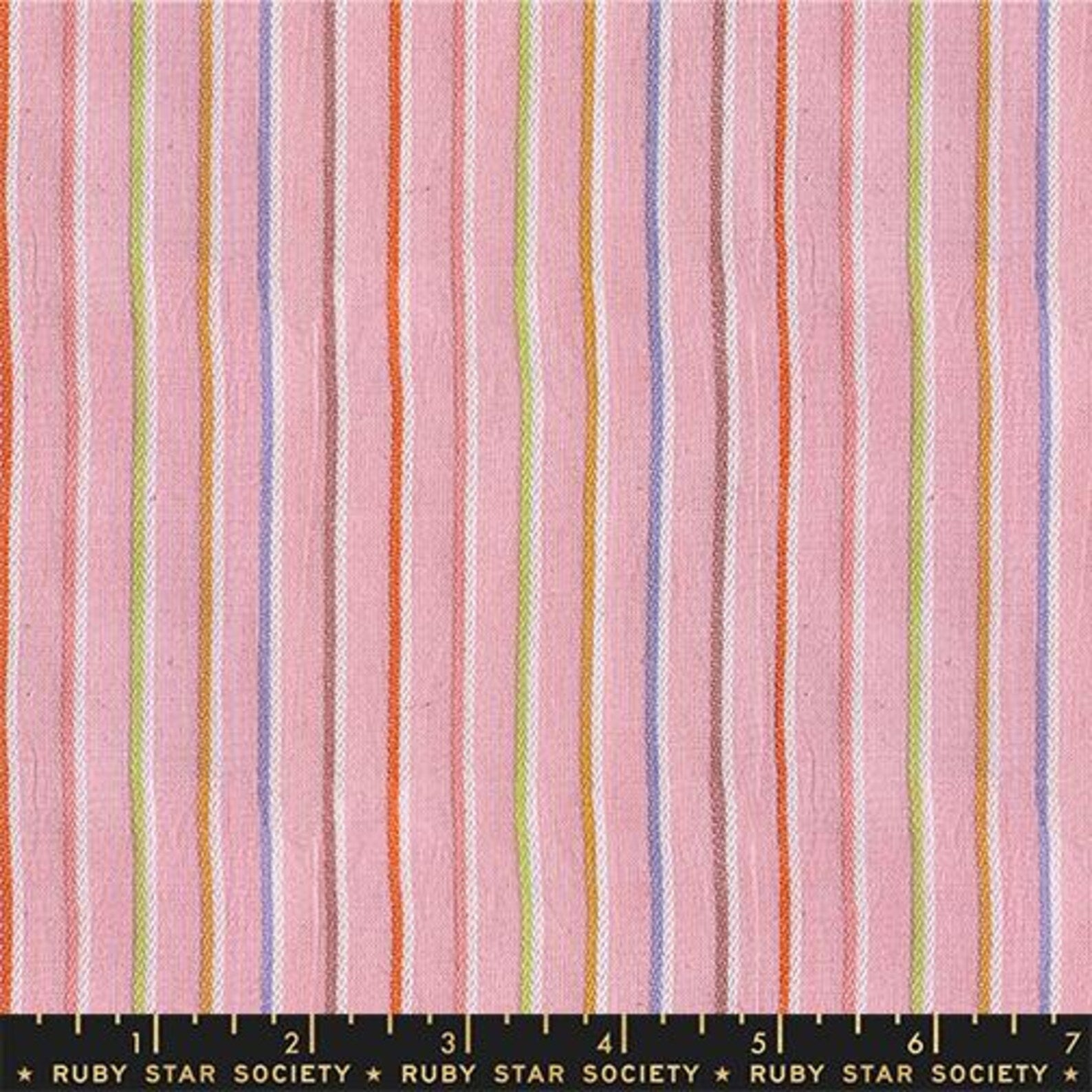 Ruby Star, Warp Weft Mystic Fable, Sketch Stripe Twist Weave Pink, 1/4 yard