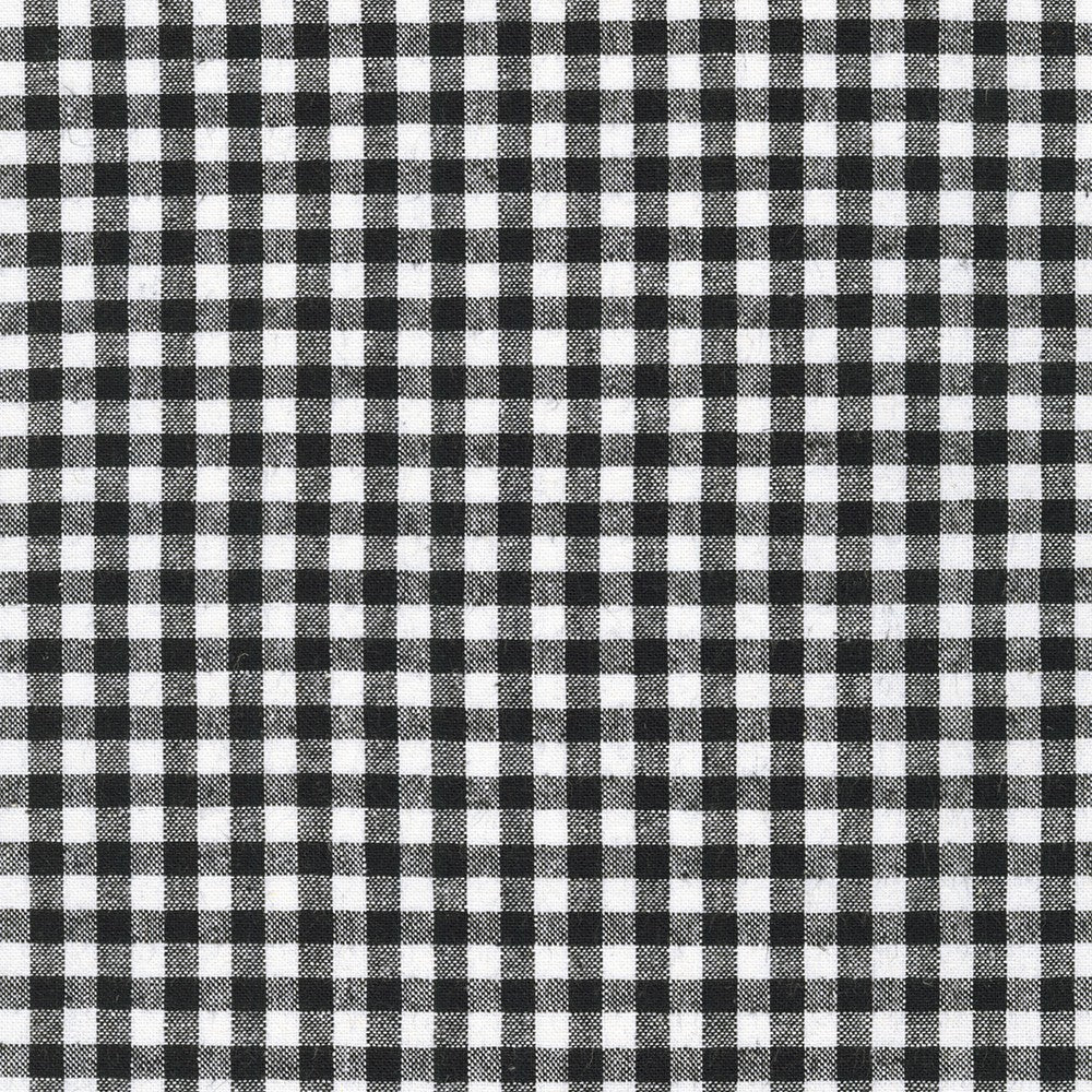 Robert Kaufman, Essex Yarn Dyed Classic Wovens, 1/4” Gingham Linen and Cotton Fabric, 1/4 yard, multiple color ways