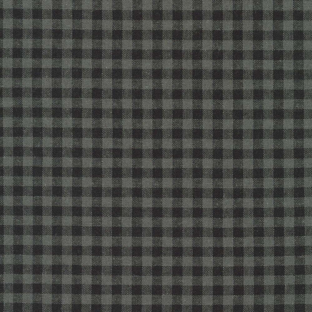 1/4 Black Gingham Fabric