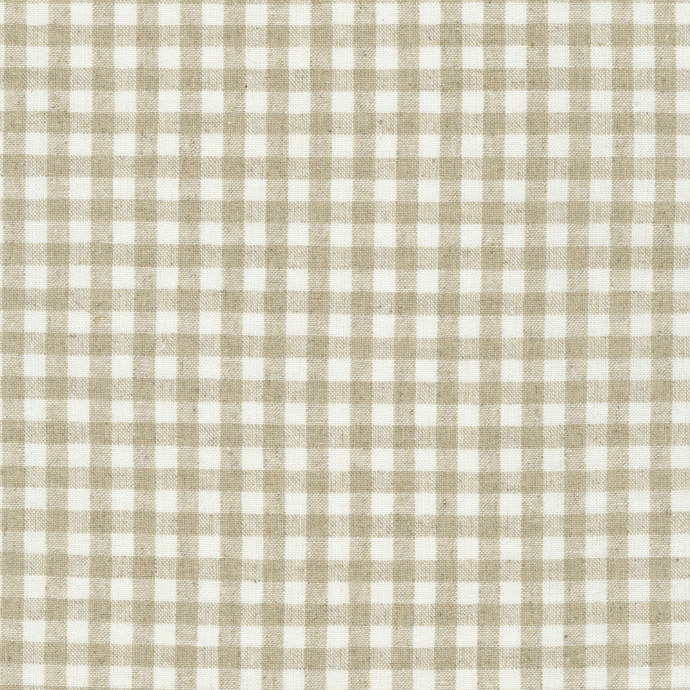 Robert Kaufman, Essex Yarn Dyed Classic Wovens, 1/4” Gingham Linen and Cotton Fabric, 1/4 yard, multiple color ways