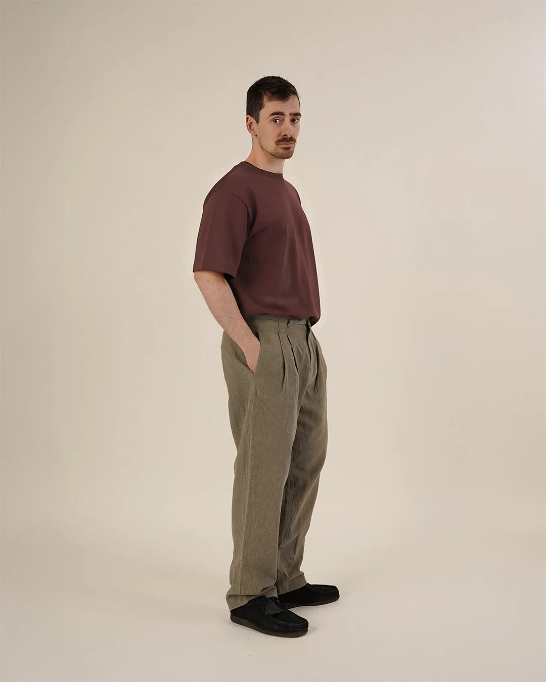 Wardrobe By Me, Men's Pleated Pants PDF Pattern