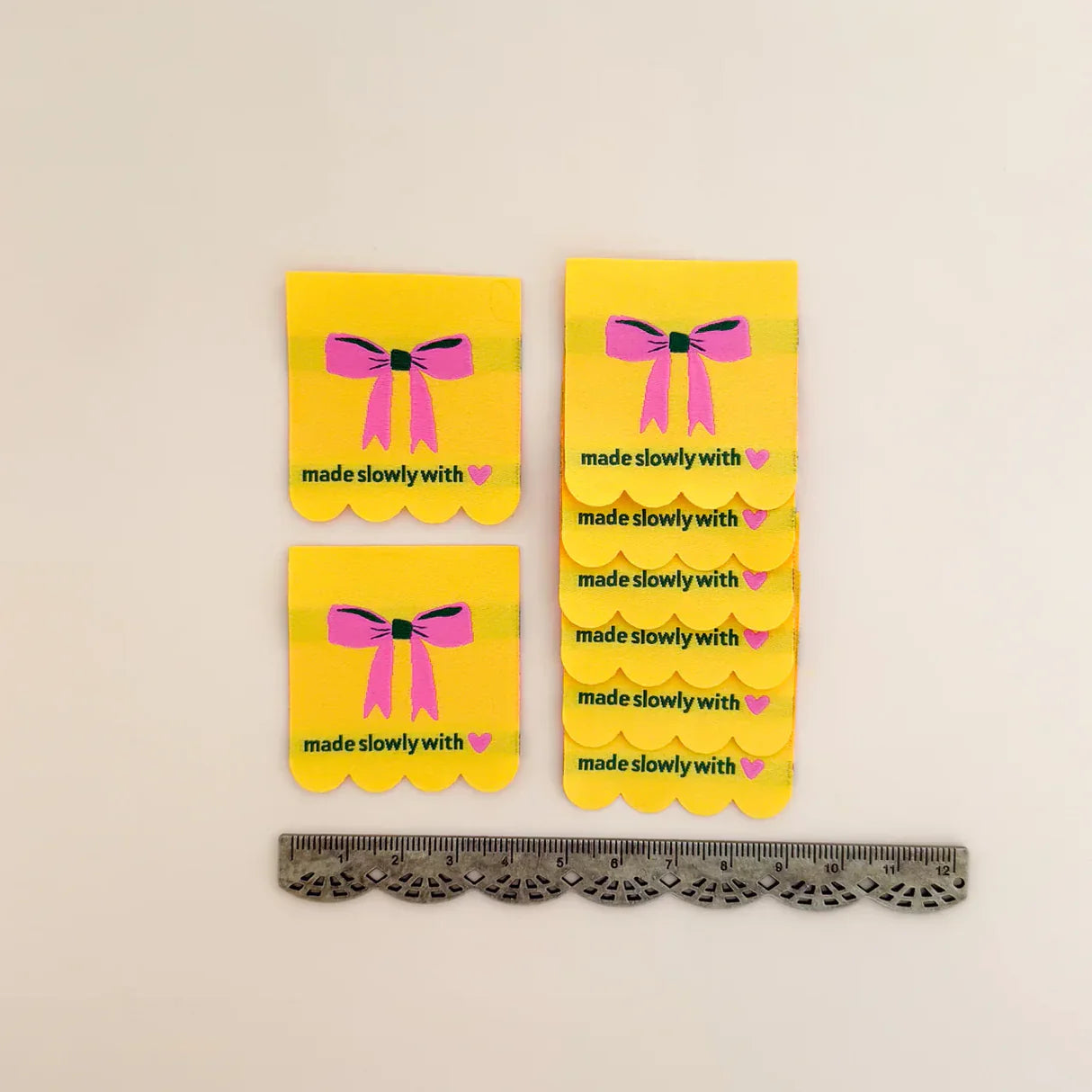 Minki Kim "Madę Slowly" Woven Labels