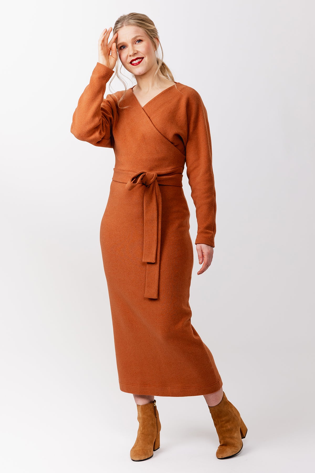 KAJO batwing wrap sweater &amp; dress
