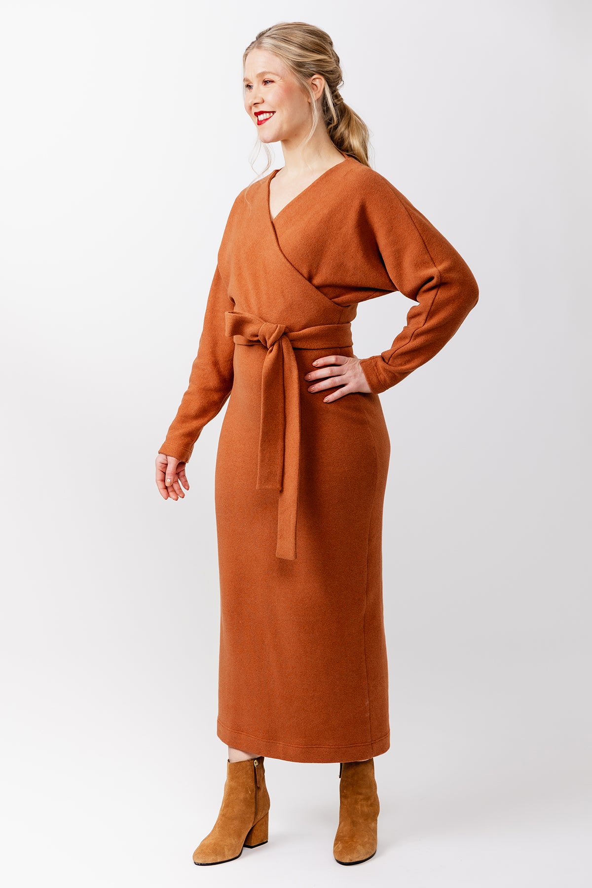 KAJO batwing wrap sweater &amp; dress