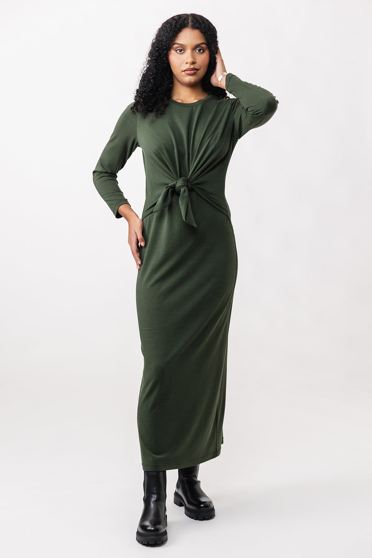 LYYTI tie front mini &amp; maxi dress