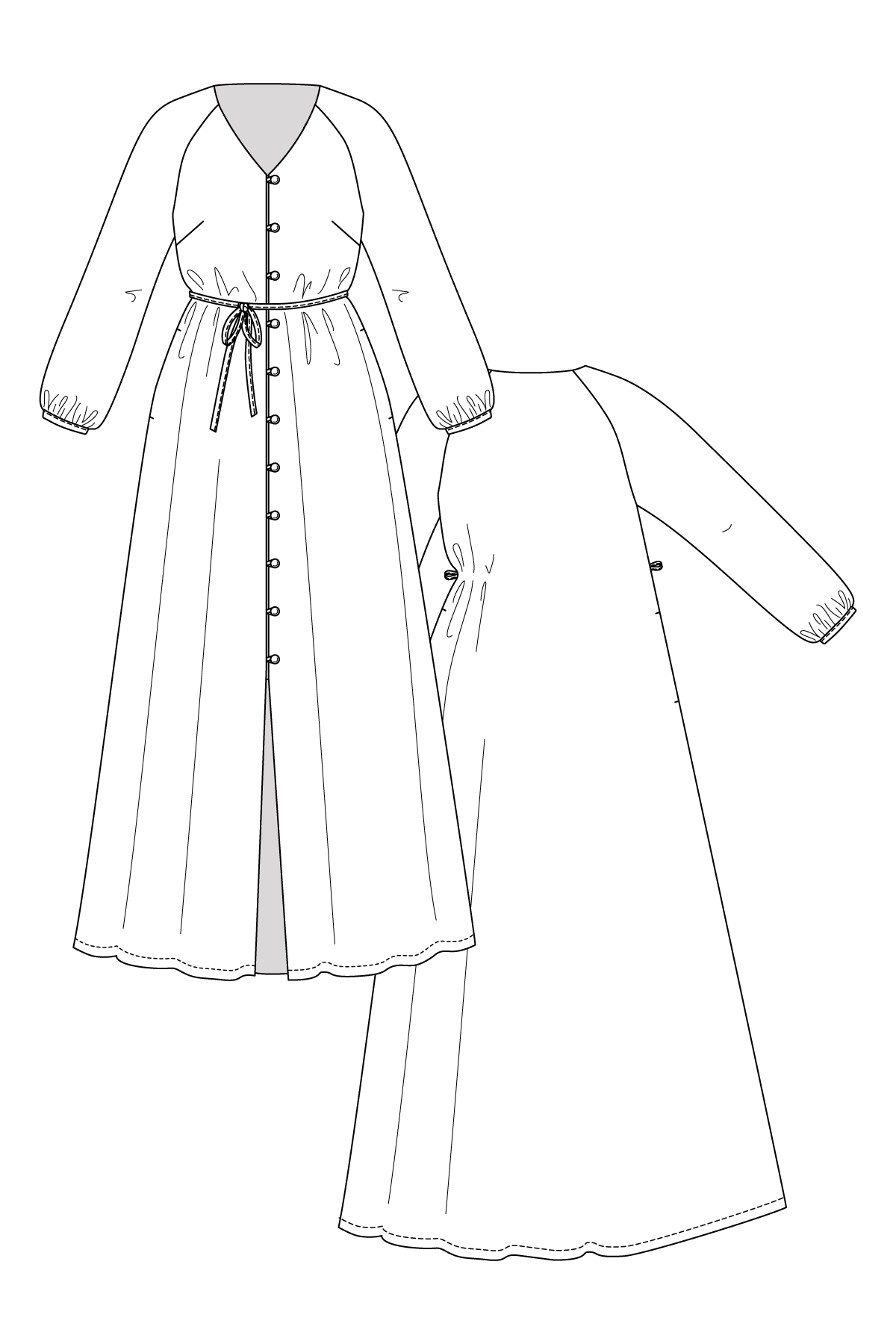 MAITE raglan tunic &amp; dress