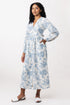 OODI gathered midi dress