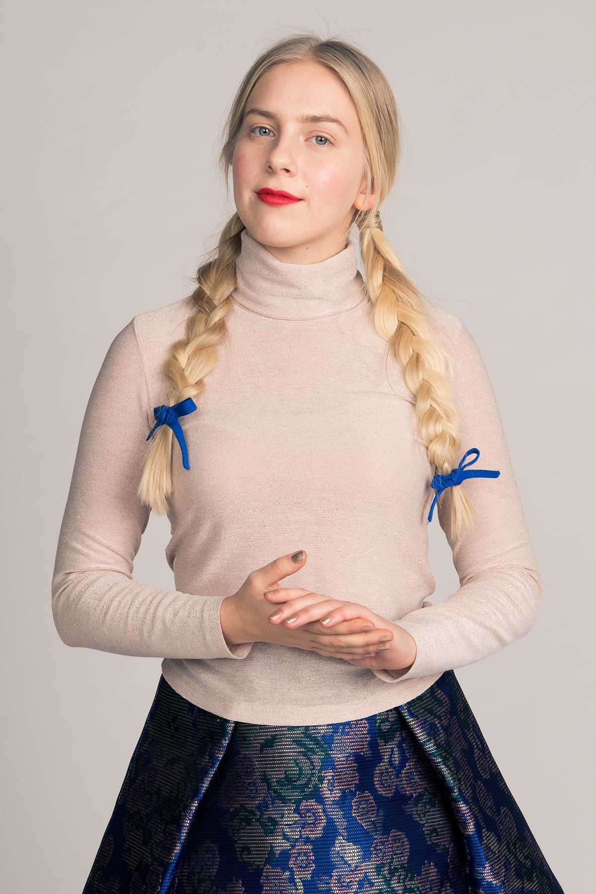 Turtleneck tee sewing pattern
