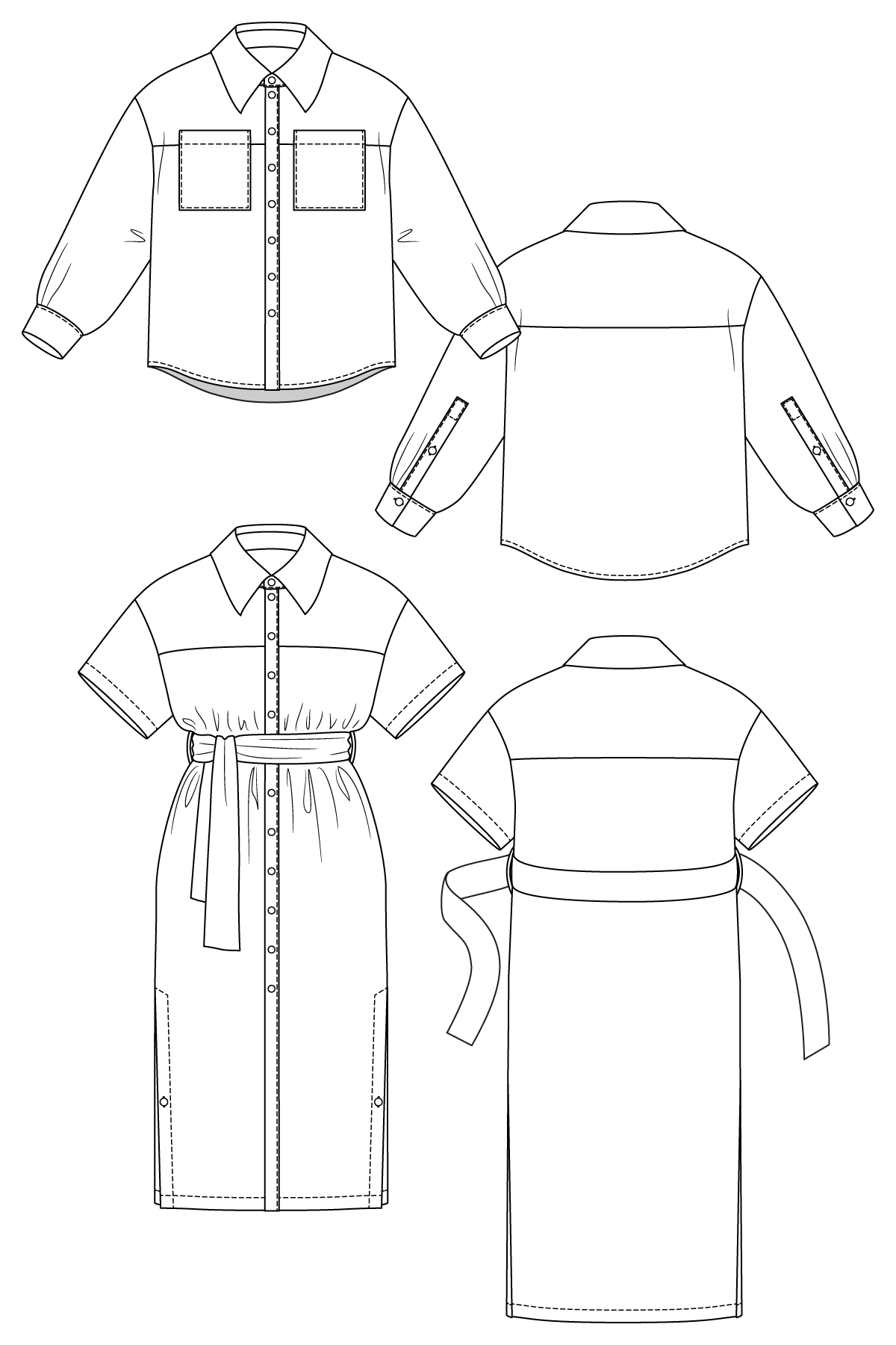 RUUT shirt &amp; shirt dress