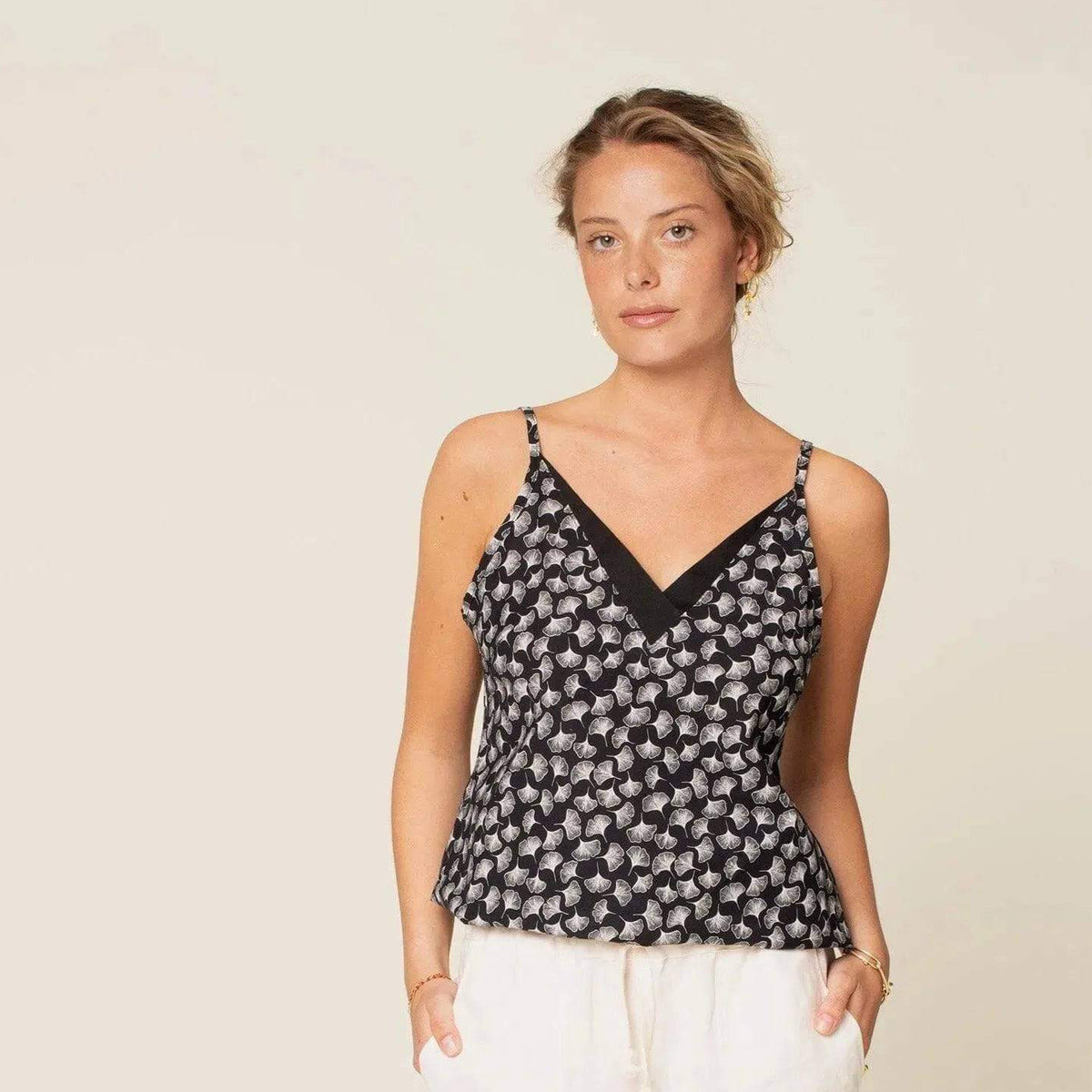 V-neck Camisole sewing pattern Wardrobe By Me