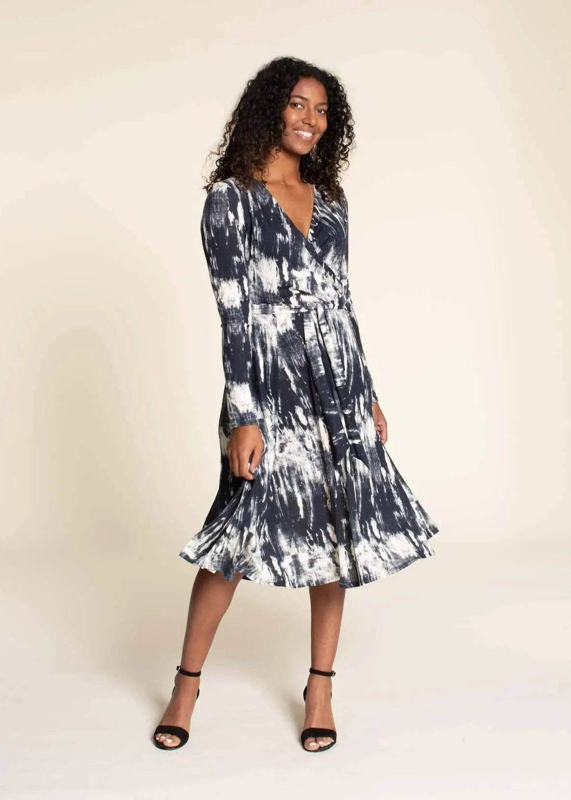 Wanda Wrap Dress Pattern Wardrobe By Me