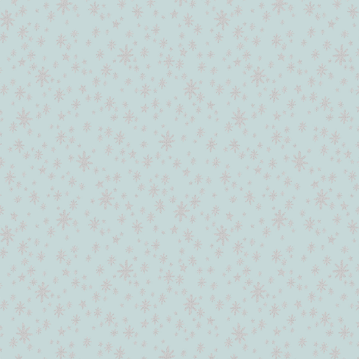 Rifle Paper Co, Holiday Classics - Starry Night - Mint Metallic Fabric, 1/4 yard
