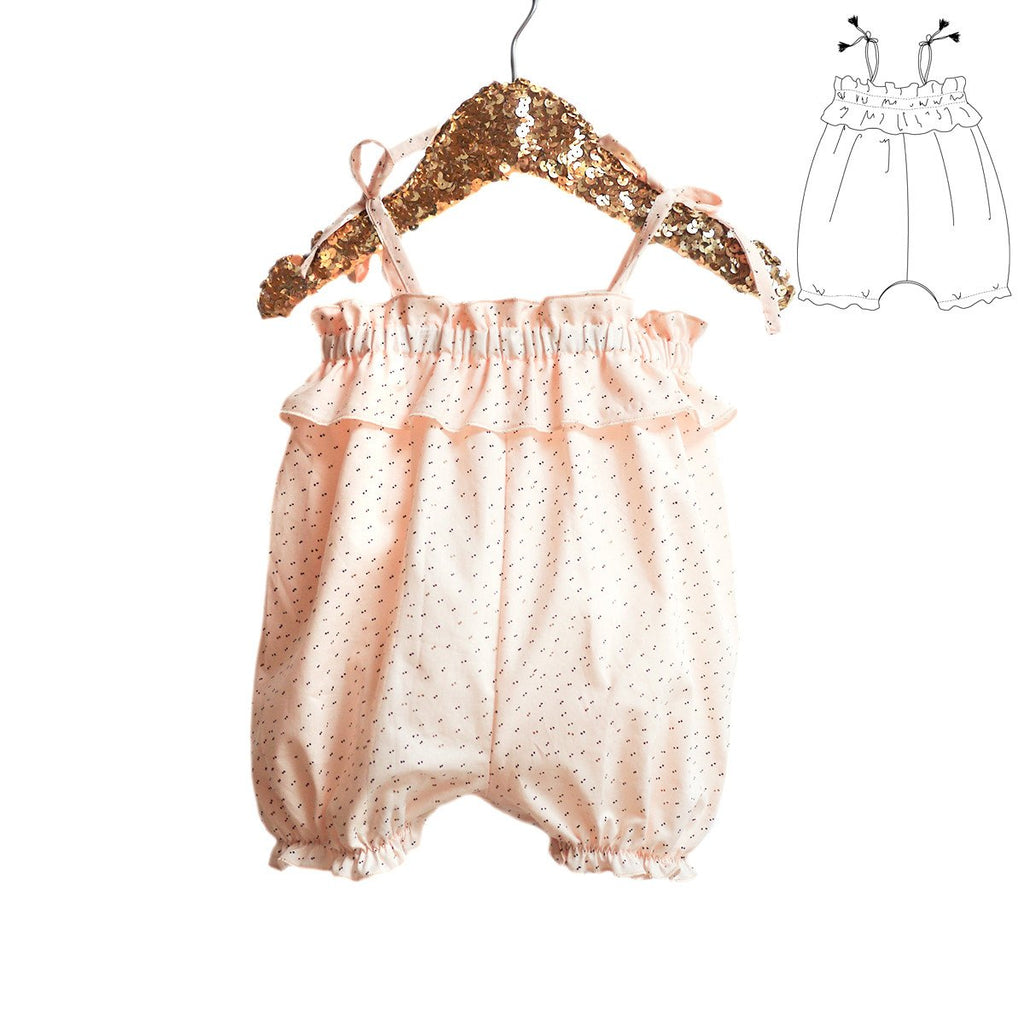 Ikatee (France), Volantis Tank Romper Sewing Pattern - Infant/Baby 1-24M