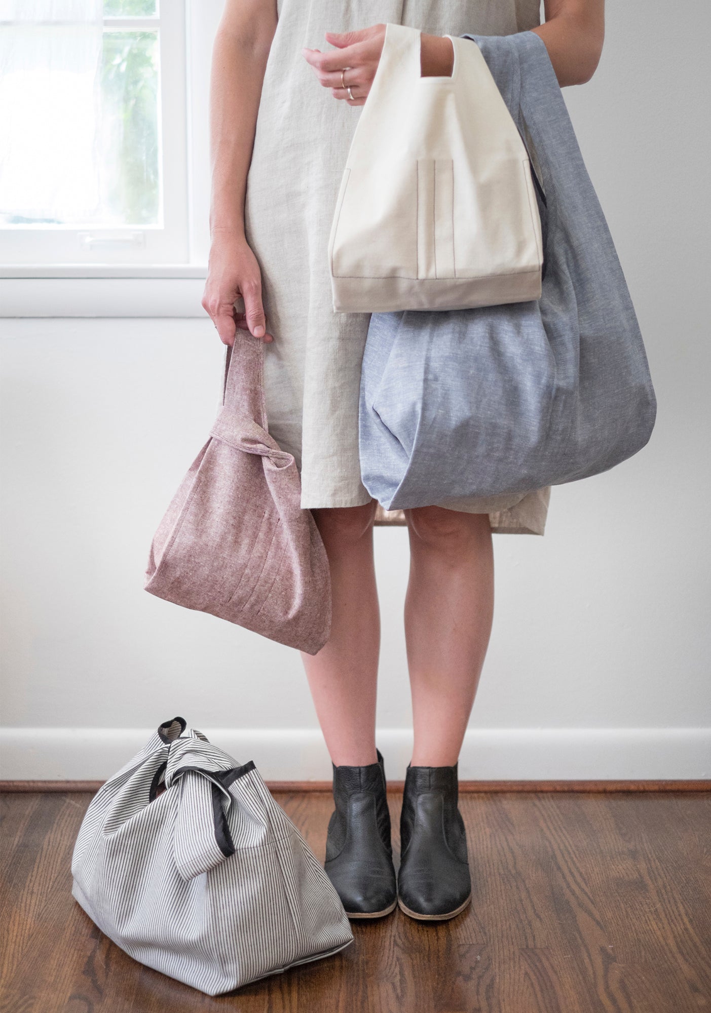 Grainline Studio, Fringe Suppy Co. Stowe Bag Pattern - Lakes Makerie - Minneapolis, MN