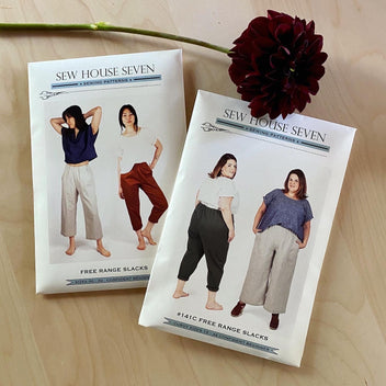 Sew House Seven, Free Range Slacks Paper Pattern (Standard or Curvy Si ...