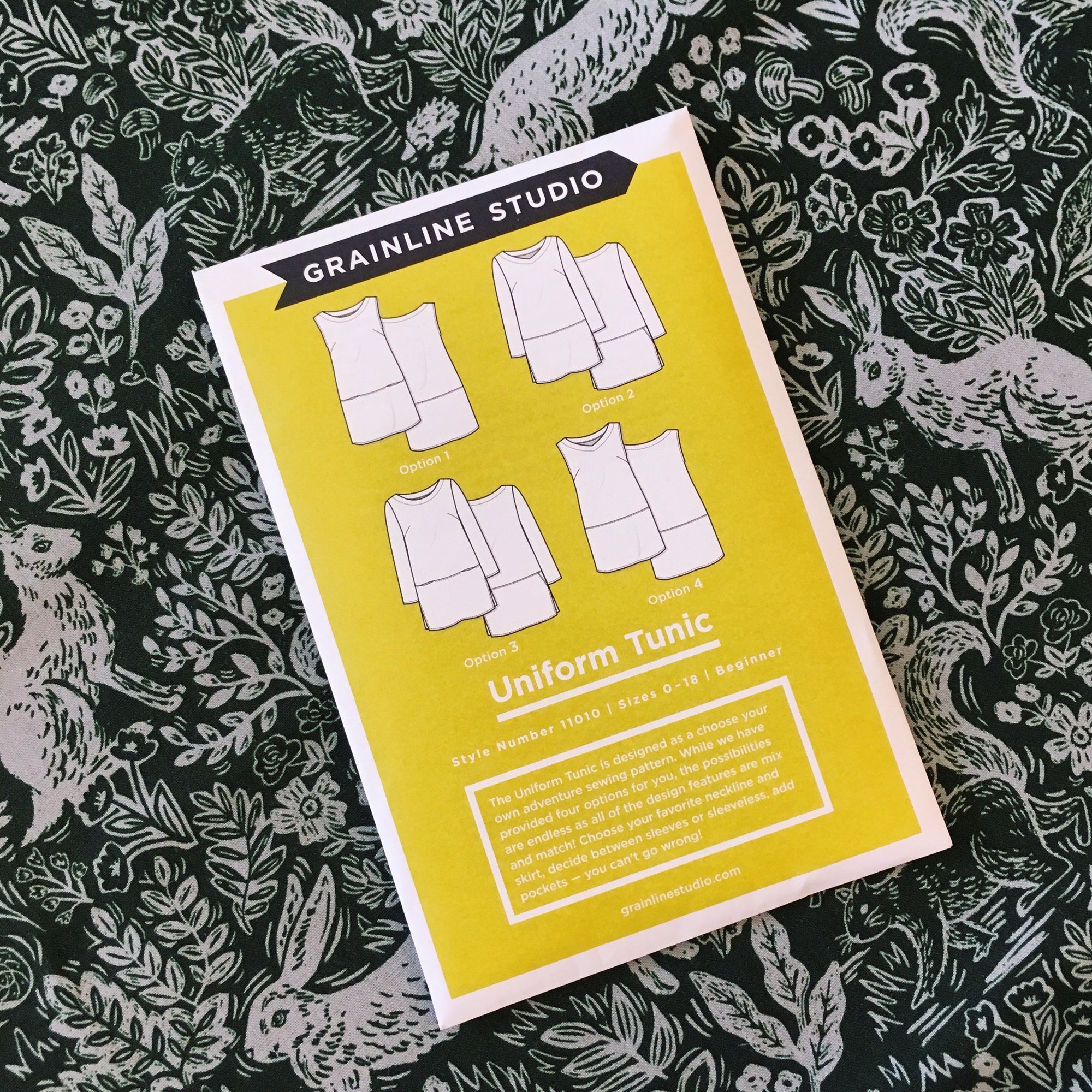 Grainline Uniform Tunic Sewing Pattern - Lakes Makerie - Minneapolis, MN
