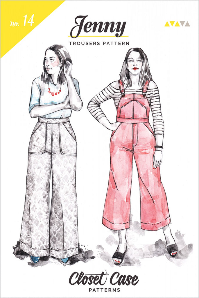 Closet Case Patterns, Jenny Overalls and Trousers Pattern - Lakes Makerie - Minneapolis, MN