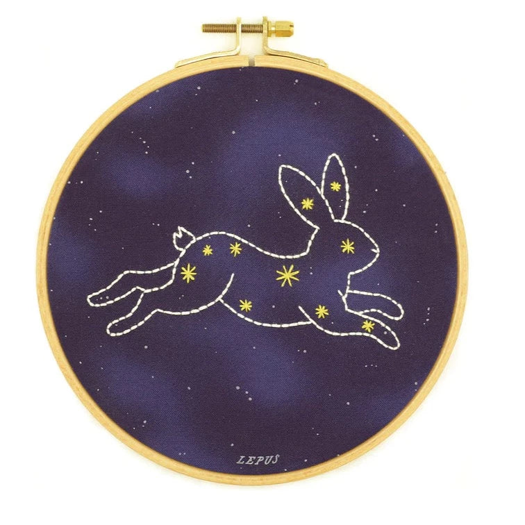 Kiriki Lepus Constellation Embroidery Kit