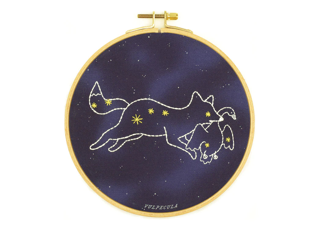 Kiriki Vulpecula Constellation Embroidery Kit