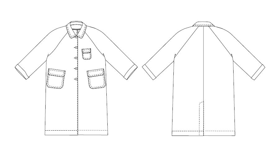 Merchant &amp; Mills, The September Coat Paper Pattern