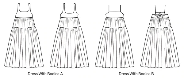 Papercut, Celestia Dress Pattern