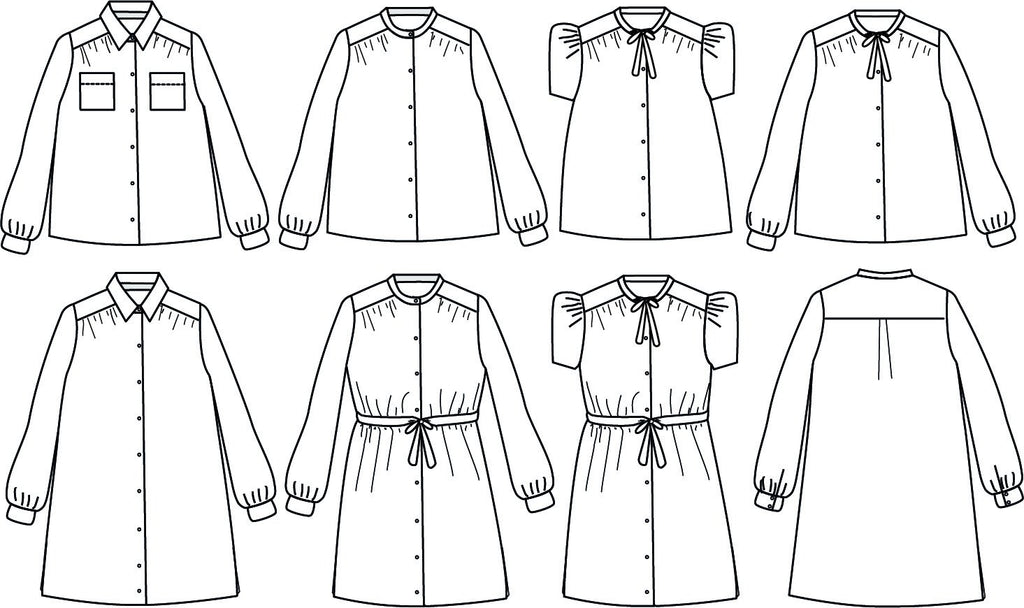Ikatee (France), Alex Mum Blouse or Dress Sewing Pattern - Women