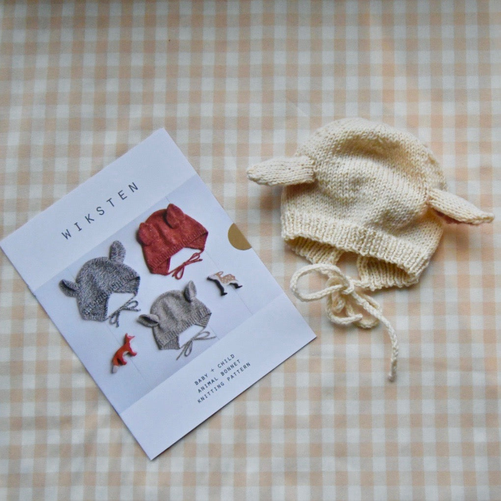 Wiksten Baby + Child Animal Bonnet Knitting Pattern - Lakes Makerie - Minneapolis, MN