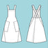 Assembly Line, Apron Dress Pattern, Two Size Ranges, Sweden - Lakes Makerie
