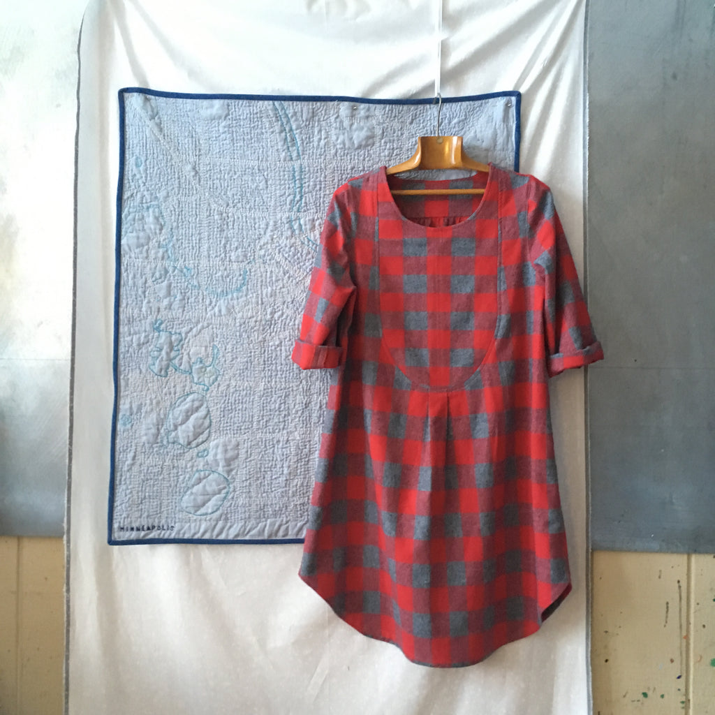Merchant & Mills, The Dress Shirt Dress Sewing Paper Pattern, Two Size Ranges