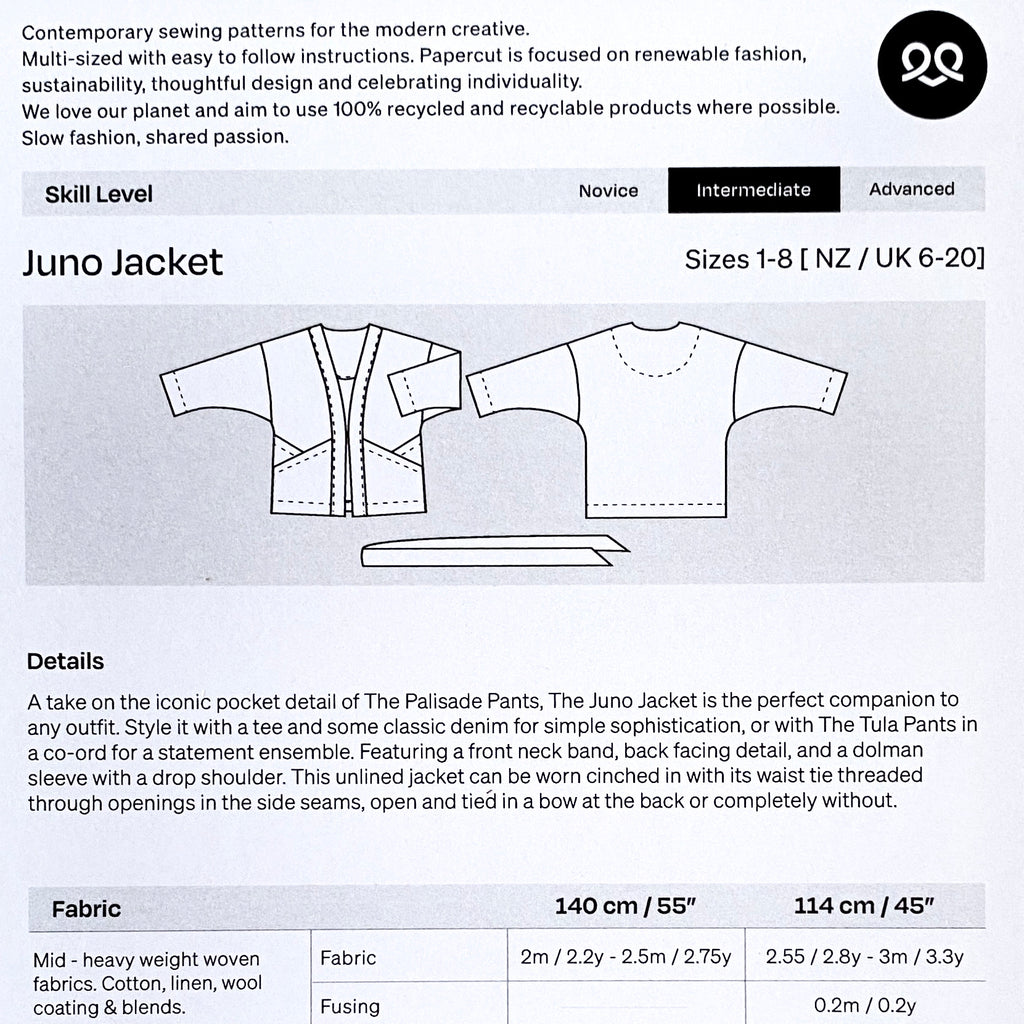 Papercut (Updated), Kochi Jacket Pattern