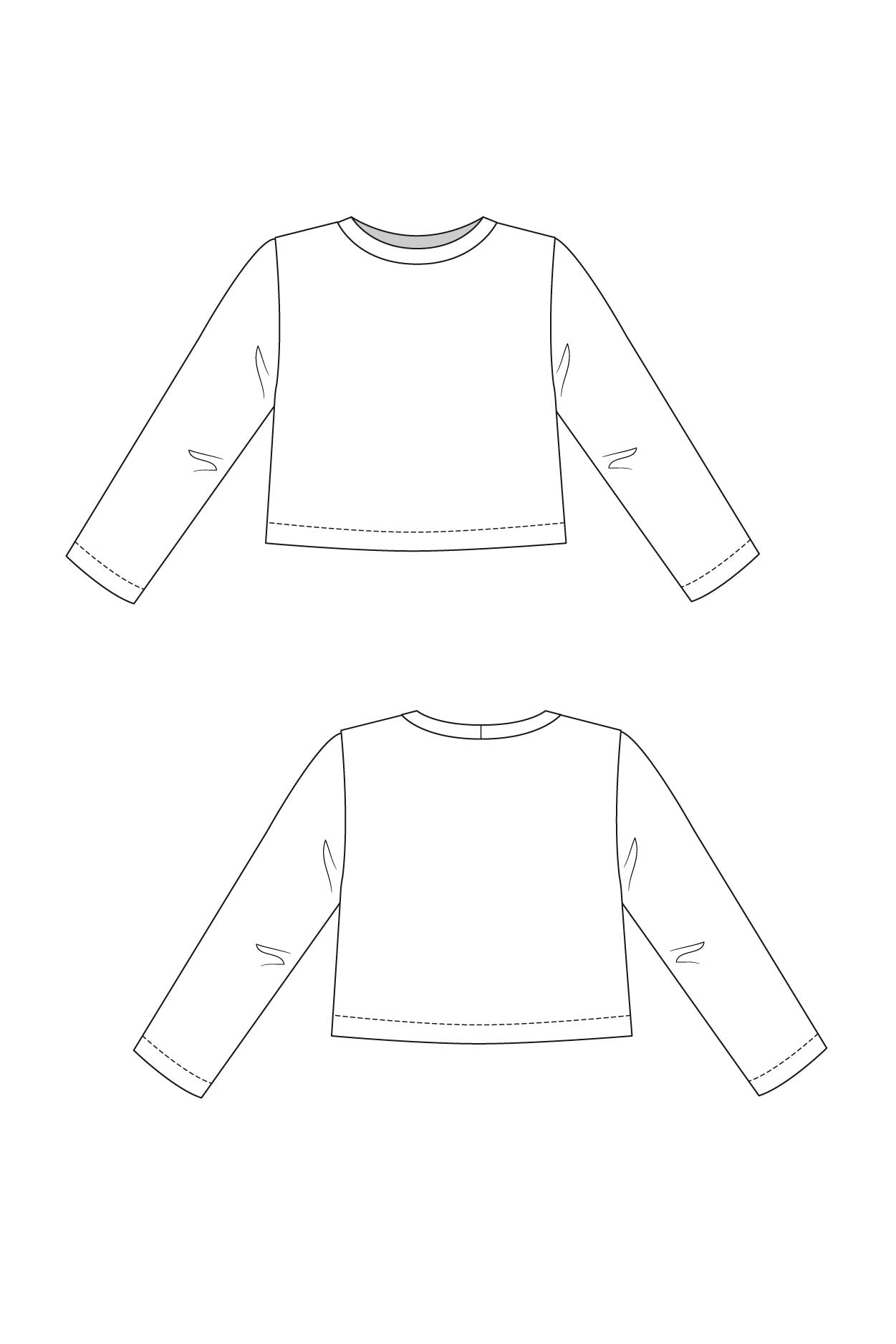 Named Clothing, Inari Dress &amp; Crop Tee, Digital PDF Pattern