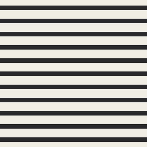 White with narrow black stripe,  Cotton/Spandex Jersey Knit Fabric, 1/2 yard