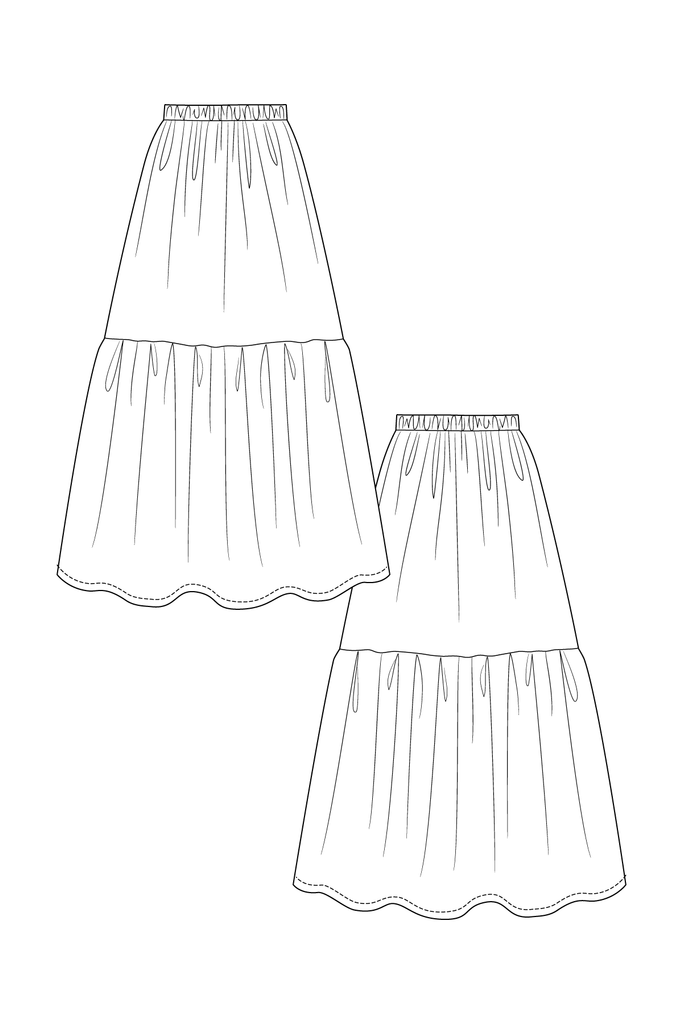 Named Clothing, Kerttu Knot Dress & Skirt, Digital PDF Pattern
