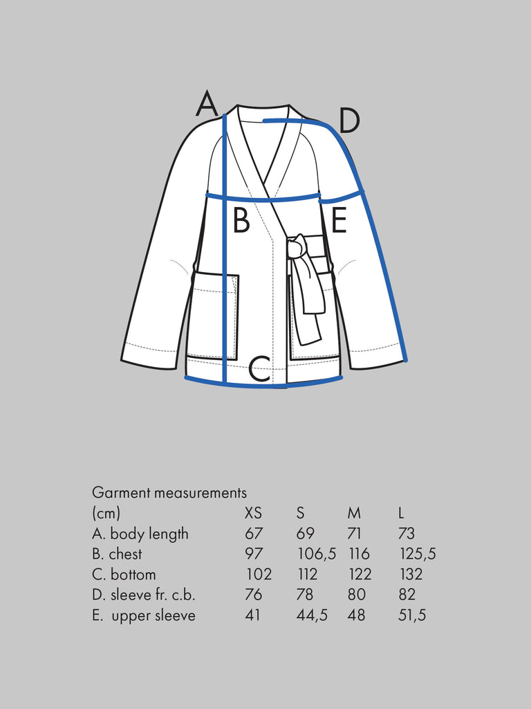 The Assembly Line, Wrap Jacket Pattern, Sweden - Lakes Makerie - Minneapolis, MN