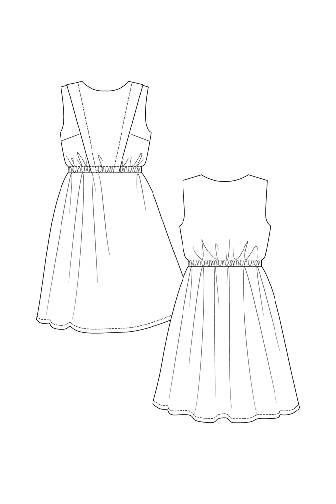 Named Clothing, Leini Dress, DigitalPDF Pattern